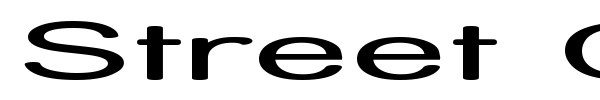 Street Corner font preview